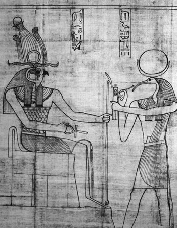 Ra and Thoth, 1000 BCE